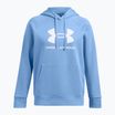 Damen Under Armour Rival Fleece Big Logo Hoody horizon blau/weiß