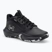 Under Armour GS Lockdown 7 Kinder-Basketball-Schuhe schwarz/schwarz/metallisch Silber