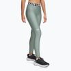 Under Armour HeatGear silica grün/weiß Damen Trainingsleggings