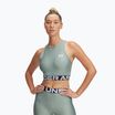 Trainingstop Damen Under Armour Heat Gear Rib Tank silica green/silica green/white