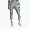 Leggings Damen Under Armour HeatGear Rib silica green/silica green/white