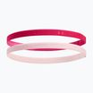 Under Armour Mini Bands Stirnband (2 Stück) schattiert fuchsia/prime pink
