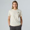 The North Face Frauen Box Nse entspannt weiß dune / Schiefer Moos t-shirt