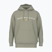 Herren New Balance Reimagine Fleece Hraphic Hoody olivine Sweatshirt