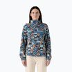 Patagonia Damen-Trekking-Sweatshirt LW Synch Snap-T P/O Schwalbenschwanz geo/still blau
