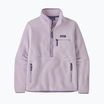 Damen Patagonia Retro Pile Fleece Sweatshirt Marsupial Fingerhut lila