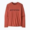 Herren Patagonia Cap Cool Daily Graphic Shirt '73 Text Logo / Töpfer rot x-dye Longsleeve