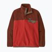 Herren Patagonia LW Synch Snap-T P / O amanita rot trekking Sweatshirt
