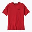Herren Patagonia P-6 Logo Responsibili-Tee amanita rot