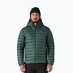 Herren Daunenjacke Patagonia Down Sweater Hoody cascade green