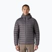 Herren Daunenjacke Patagonia Down Sweater Hoody forge grey mit forge grey