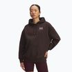 Damen-Sweatshirt Under Armour Icon Fleece Hoodie kona brown/white
