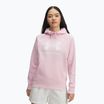 Damen-Sweatshirt Under Armour Rival Fleece Big Logo Hoody prime pink/weiß
