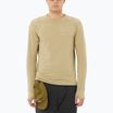 Herren Salomon Essential Lightwarm CN Sweatshirt grau grün
