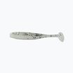 Gummiköder Relax Bass 2.5 Laminiert 4 Stück klar-silber schwarz glitter BAS25