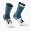 Fahrradsocken ASSOS GT C2 blau-weiß P13.6.7.2O.