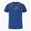 Shirt Herren Babolat Exercise Big Flag dark blue