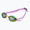 Arena Python Mirror grün/violett/grün Schwimmbrille