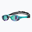 Arena Schwimmbrille Cobra Edge Swipe Mirror smaragd/peacock/schwarz