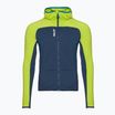 Sweatshrit Hoodie Herren Millet Fusion Grid Hoodie dark denim/acid green