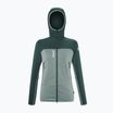 Women's Millet Fusion Grid Hoodie Algen/Flasche Sweatshirt