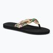 ROXY Paia V Damen Flip Flops schwarz/rosa/kalkweich