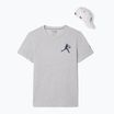 Tennis-Shirt Herren Lacoste TH1044 silver chine/navy blue