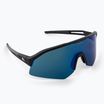 Alpina Sonic Q-Lite schwarz matt/blaue Spiegel Sonnenbrille
