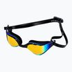 Schwimmbrille aquaFeel Ultra Cut Mirror schwarz/Regenbogen