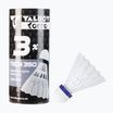 Talbot-Torro Tech 350 Badminton-Federbälle  Nylon 3 Stück weiß 479112