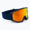 Skibrille UVEX Athletic CV navy matt/mirror orange green