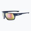 UVEX Sportstyle 238 deep space matt/rot verspiegelte Sonnenbrille