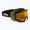 Skibrille UVEX Evidnt Attract + case black matt/mirror cooper yellow clear