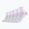 Socken Skechers Mesh Ventilation Quarter 5 pairs white mix