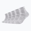 Socken Skechers Mesh Ventilation Quarter 5 pairs fog melange