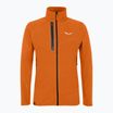 Trekking Sweatshirt Hoodie Herren Salewa Paganella PL burnt orange