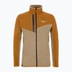 Trekking Sweatshirt Hoodie Herren Salewa Paganella PL golden brown