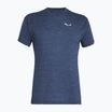 Herren Salewa Puez Melange Dry t-shirt dunkel java blau melange