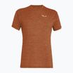 Herren Salewa Puez Melange Dry t-shirt bombay braun melange
