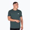 Herren Alpha Industries Basic Small Logo T-Shirt navy grün