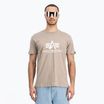 Alpha Industries Herren Basic Vintage Sand T-shirt