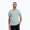 Herren Alpha Industries Basic Small Logo T-Shirt staubig grün