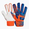 Torwarthandschuhe Kinder Reusch Attrakt Starter Solid Finger Support Junior shocking orange/blue