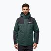 Jack Wolfskin Herren Jasper 3In1 Jacke schwarz oliv