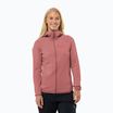 Jack Wolfskin Damen-Fleecejacke Kolbenberg Hooded Fz mineralrot