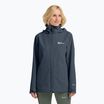 Jack Wolfskin Damen Regenjacke Trailtime 2L midnight sky