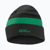 Kinder-Wintermütze Jack Wolfskin Stripy Knit slate green/mystic