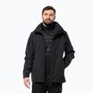 Jack Wolfskin Herren Regenjacke Feldberg Luntal 3in1 schwarz