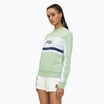 Damen Hoodie Sweatshirt FILA Lishui smoke green/bright white