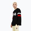 Herren Hoodie Sweatshirt FILA Luohe Oversized Crew black